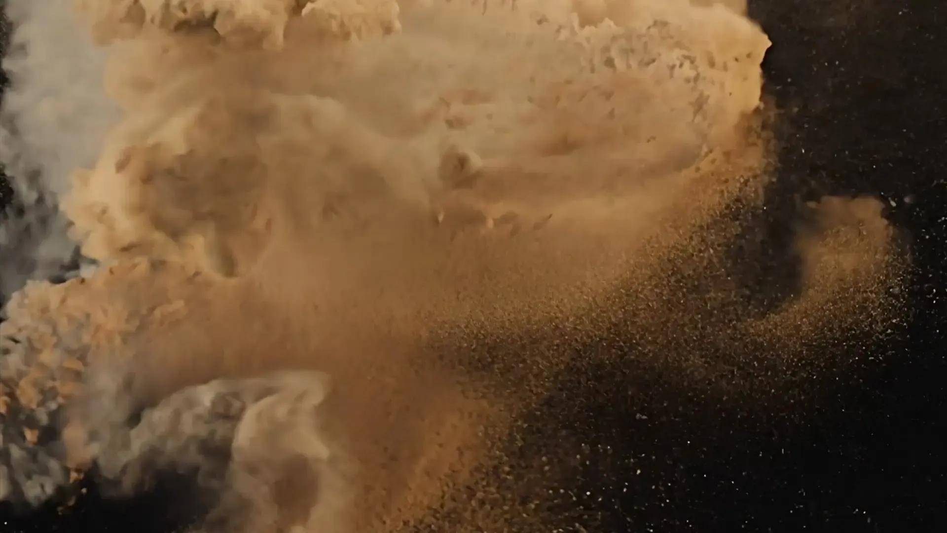 Explosive Dust Burst Overlay High-Impact Visual Effects for Video Editing